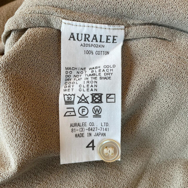 AURALEE オーラリー　半袖ポロシャツ メンズのトップス(ポロシャツ)の商品写真