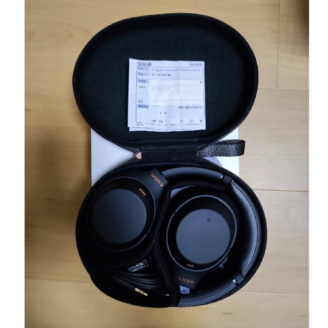 ワイヤレスヘッドホン WH-1000XM4 ブラック 美品 (極上品) オーディオ