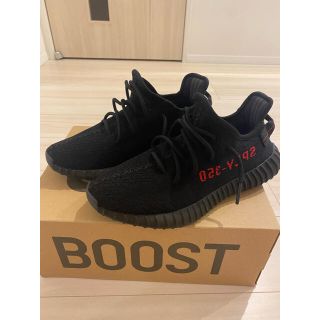 アディダス(adidas)のYeezyBoost350 V2 Black Red(スニーカー)