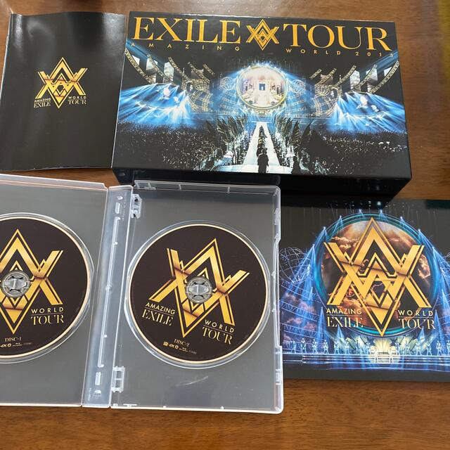 EXILE(エグザイル)のEXILE ブルーレイ AMAZING WORLD  エンタメ/ホビーのDVD/ブルーレイ(ミュージック)の商品写真