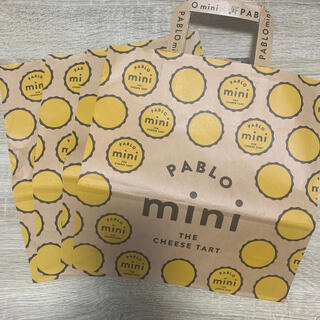 mini PABLO ４枚 紙袋(ショップ袋)