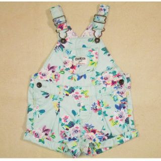 オシュコシュ(OshKosh)のまえ様専用 オシュコシュ girl 花柄 オーバーオール 18M サロペット(パンツ)