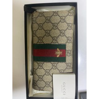 グッチ(Gucci)のGUCCI GGスプリーム 財布 蜂柄(長財布)