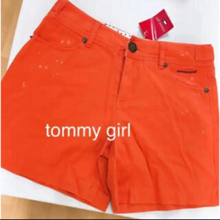 トミーガール(tommy girl)のtommy girl♡ スモーキーオレンジショーパン 新品(ショートパンツ)