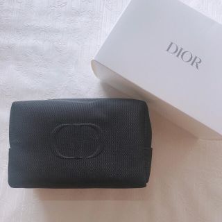 ディオール(Dior)のDIORノベルティポーチブラック(ノベルティグッズ)