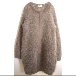 フィロソフィーアルベルタフェレッティー(PHILOSOPHY DI ALBERTA FERRETTI)のalberta ferretteモコモコロングカーディガン アルパカ モヘヤ混(カーディガン)