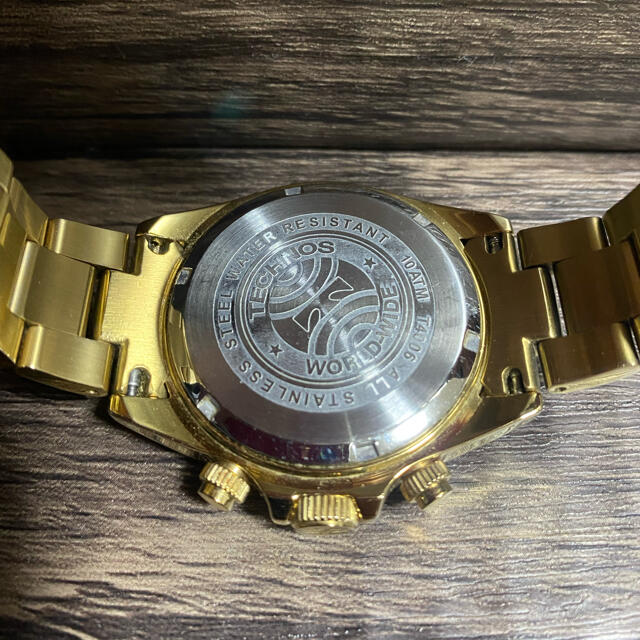 TECHNOS テクノス メンズ腕時計 ゴールド 電池新品 www.fedpolywannune