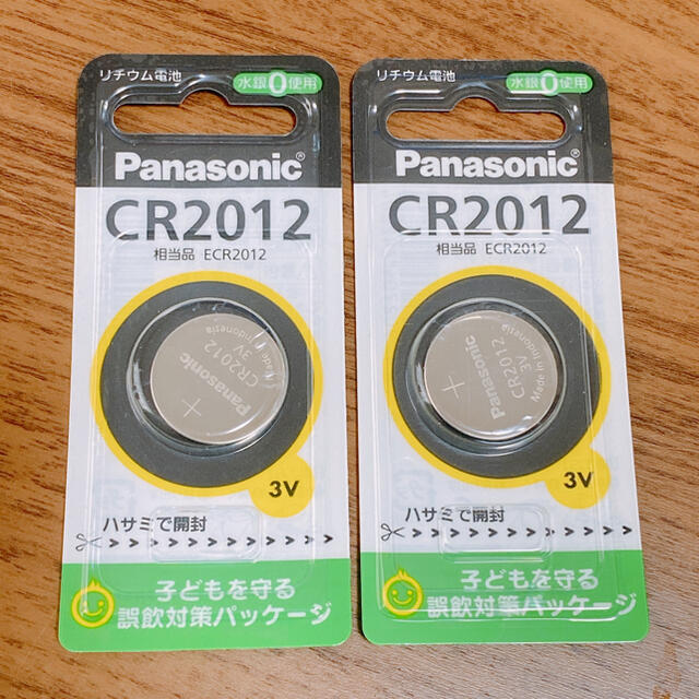 Panasonic(パナソニック)のパナソニック リチウム電池 ＣＲ2012 スマホ/家電/カメラのスマートフォン/携帯電話(バッテリー/充電器)の商品写真