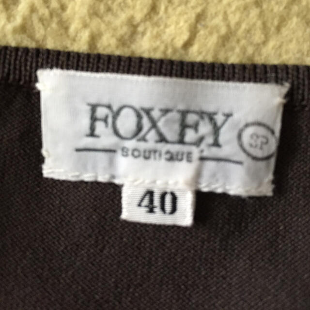 FOXEY(フォクシー)のフォクシーブティック  トップス  ブラウン レディースのトップス(カットソー(長袖/七分))の商品写真