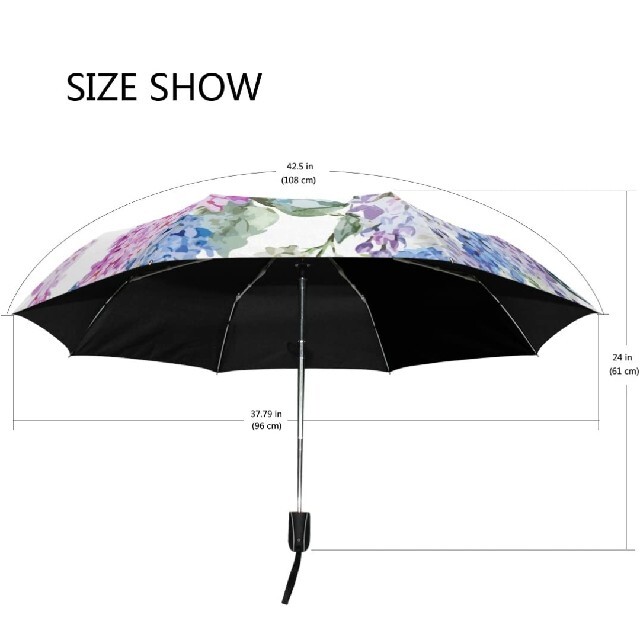 AOMOKIオリジナル雨天兼用軽量日傘【しなふじと青い鳥】タグつき レディースのファッション小物(傘)の商品写真