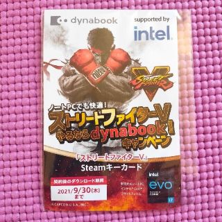 カプコン(CAPCOM)のDynaBook×CAPCOM　ストリートファイターV(家庭用ゲームソフト)