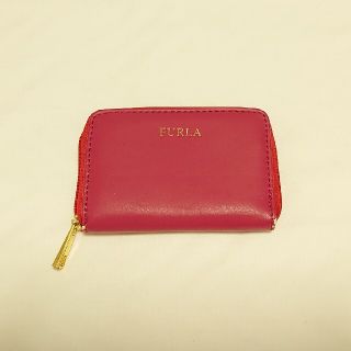 FURLA フルラ カードケース ピンク 12×8.0cm(名刺入れ/定期入れ)