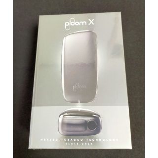 プルームテック(PloomTECH)のploom x スターターキット　グレー　新品　プルームx(タバコグッズ)