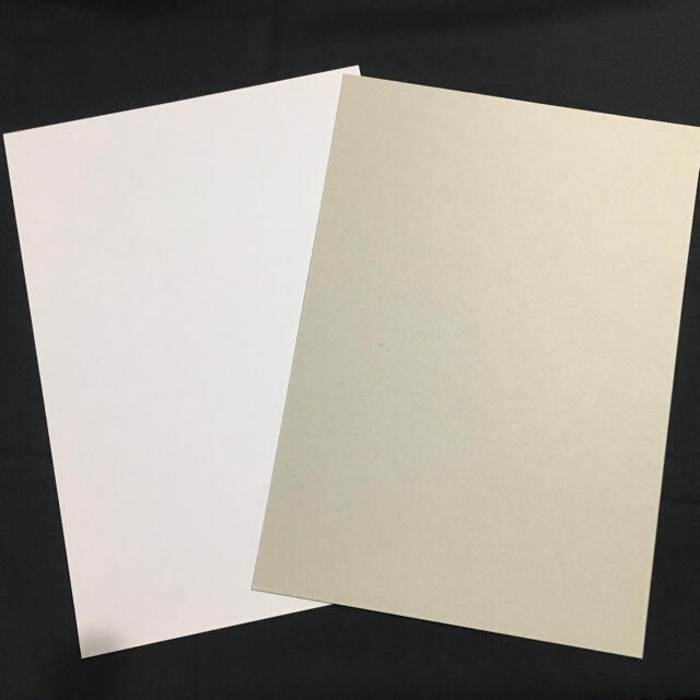 厚紙B5サイズ　50枚 ハンドメイドの素材/材料(型紙/パターン)の商品写真