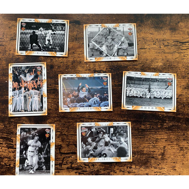 カードプロ野球カード　阪神タイガース70th記念128枚セット（箱付）