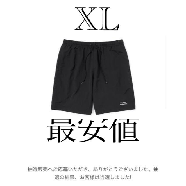 ennoy エンノイ Nylon Shorts (BLACK) XL 【2022秋冬新作】 7742円引き