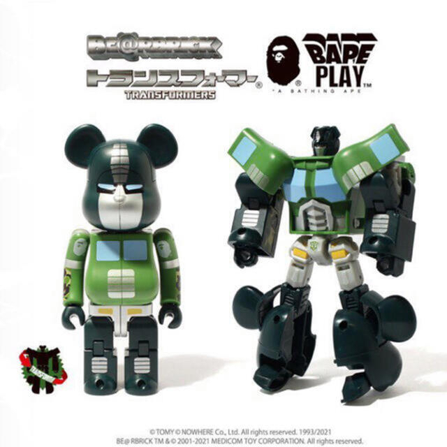 特別配送 BAPE BE@RBRICK TRANSFORMER 200%