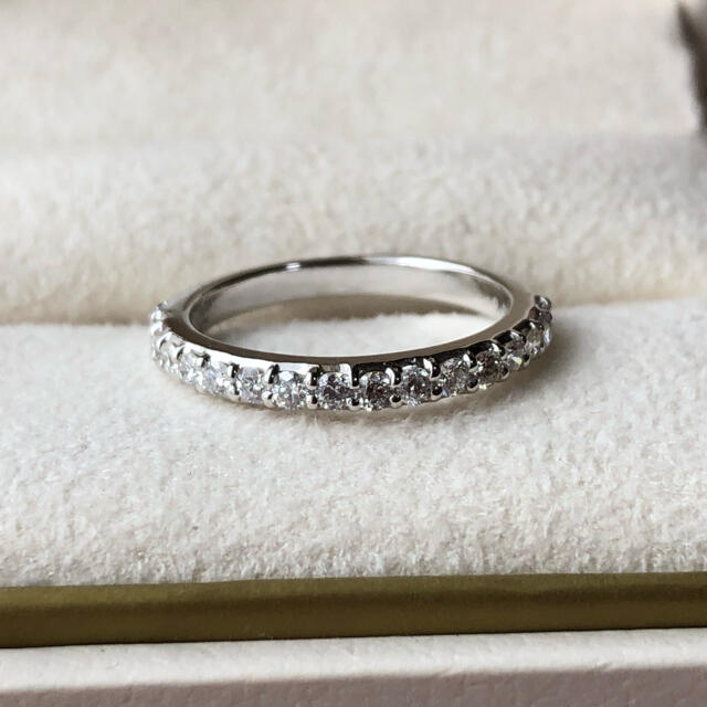 専用 ポンテヴェキオ✨7号✨K18×ダイヤ0.35ct✨ハーフエタニティリング
