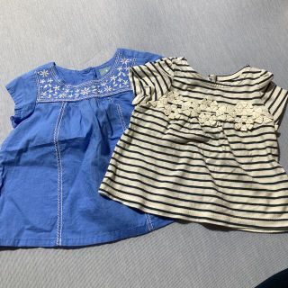 ベビーギャップ(babyGAP)のトップス2枚(Ｔシャツ)