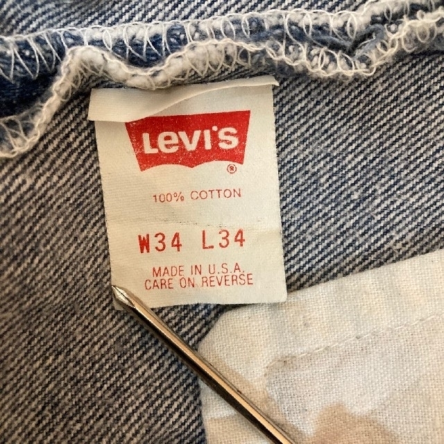 Levi's(リーバイス)のリーバイス501XX W34 USA 80s 脇割りヴィンテージ   メンズのパンツ(デニム/ジーンズ)の商品写真