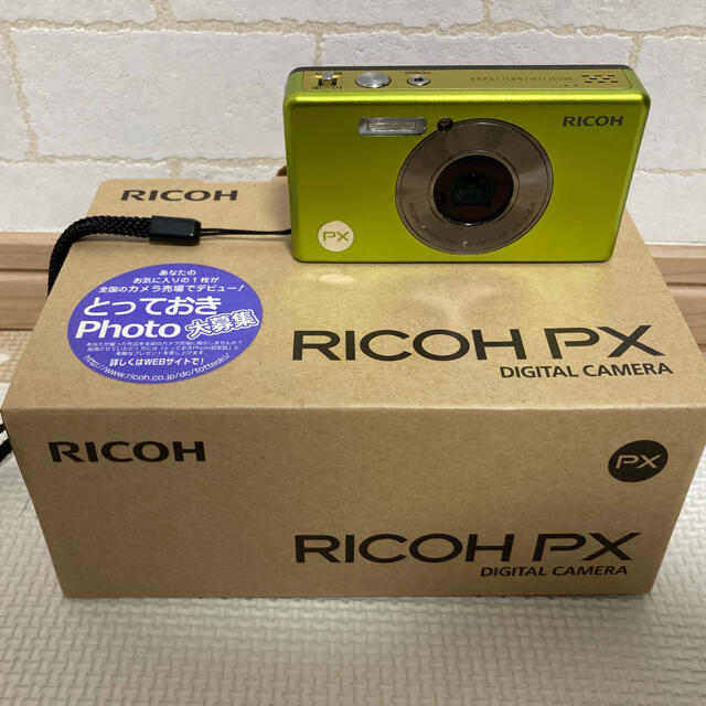 RICOH リコー 防水デジタルカメラ PX ライムグリーン PXLG - その他