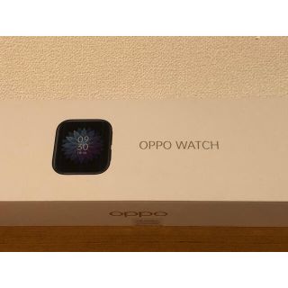 オッポ(OPPO)の新品未使用　oppo watch 41mm シルバーミスト(腕時計(デジタル))