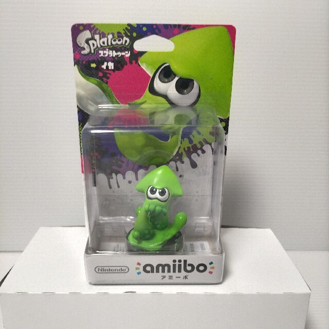 任天堂(ニンテンドウ)のイカ スプラトゥーン amiibo グリーン エンタメ/ホビーのフィギュア(ゲームキャラクター)の商品写真