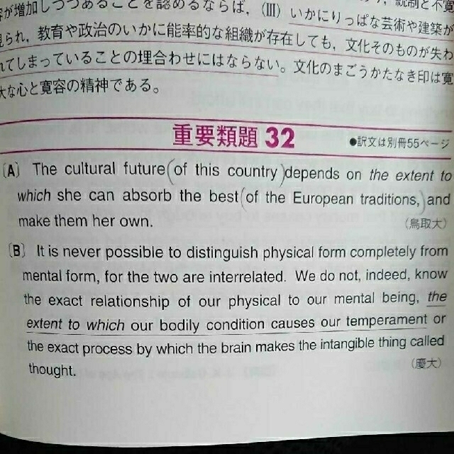 旺文社(オウブンシャ)の🗽英語長文問題精講 新装版  中原道喜著  旺文社 エンタメ/ホビーの本(語学/参考書)の商品写真