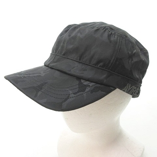 アヴィレックス(AVIREX)のアヴィレックス キャップ 帽子 カモフラ 迷彩 ブラック 黒 57～59(キャップ)