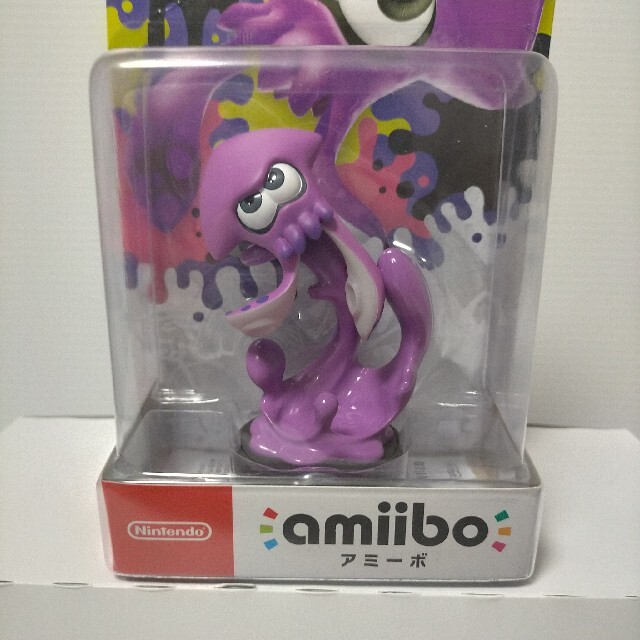 任天堂(ニンテンドウ)のイカ(ネオンパープル) スプラトゥーン amiibo 未開封 エンタメ/ホビーのフィギュア(ゲームキャラクター)の商品写真