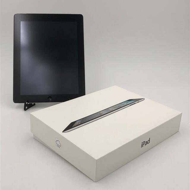 小物などお買い得な福袋 Apple 箱付属品 本体 Black　第2世代 16G 3G Wi-Fi iPad2 美品 - タブレット