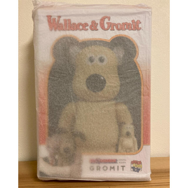 新品 ベアブリック GROMIT 100％ 400% ウォレスとグロミット