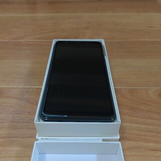 サムスン(SAMSUNG)の（中古美品）SAMSUNG Galaxy A7 ブラック 楽天モバイル版(スマートフォン本体)