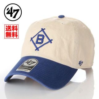 ニューエラー(NEW ERA)の【新品】47 キャップ ドジャース 帽子 ベージュ レディース メンズ(キャップ)