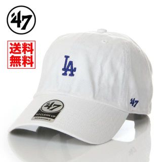 ニューエラー(NEW ERA)の【新品】47 キャップ LA ドジャース 帽子 白 レディース メンズ(キャップ)