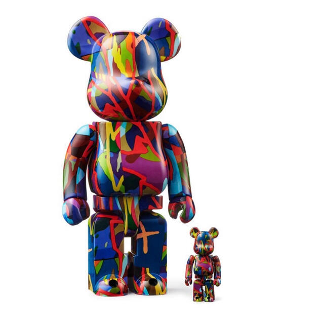 BE@RBRICK KAWS TENSION 100% 400%