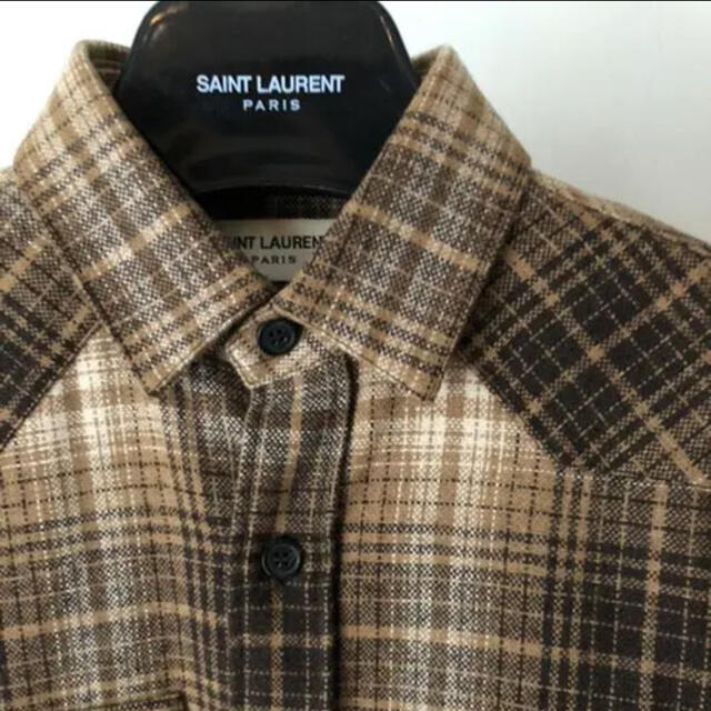 Saint Laurent(サンローラン)のsaint laurent paris チェックシャツ メンズのトップス(シャツ)の商品写真