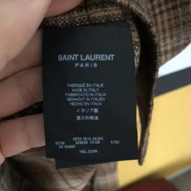 Saint Laurent(サンローラン)のsaint laurent paris チェックシャツ メンズのトップス(シャツ)の商品写真