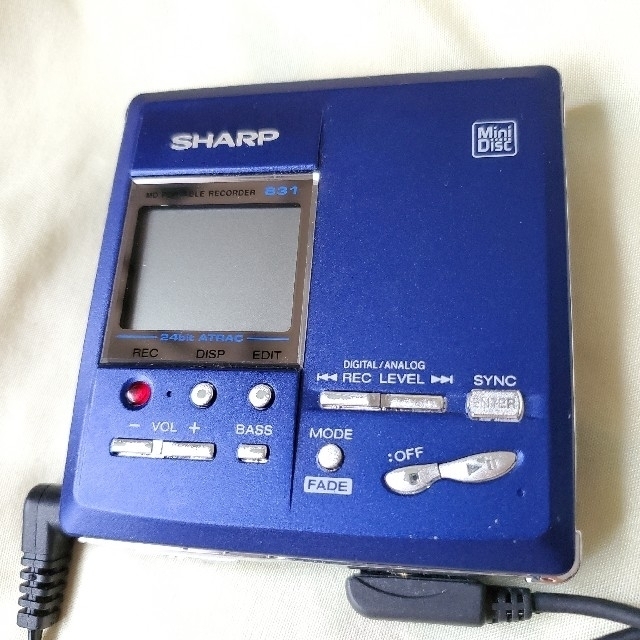 SHARP - MDポータブルレコーダー プレイヤー ジャンク品の通販 by ar｜シャープならラクマ