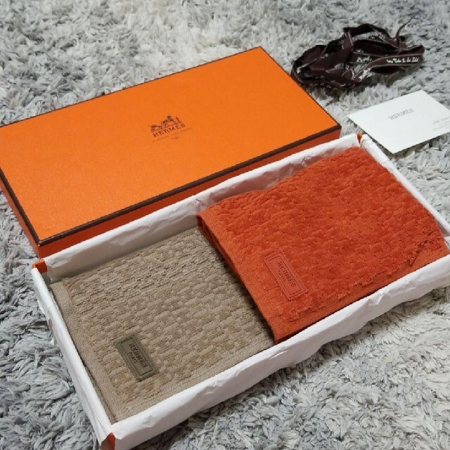 HERMES エルメス ハンドタオル ハンカチ セットファッション小物