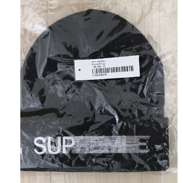 Supreme motionlogo beanie モーションロゴ 黒 ビーニー