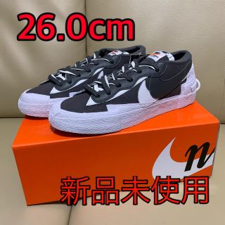 ナイキ(NIKE)の【新品未使用】NIKE × sacai BLAZER LOW IRON Gray(スニーカー)