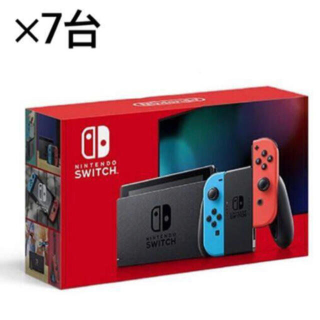 【新品店舗印あり】新モデルNintendo Switch本体  7台セット