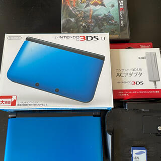 Nintendo 3DS LL 本体ブルー/ブラック アダプタ等 付属品付き