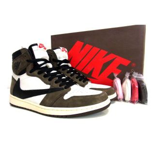 ナイキ(NIKE)のナイキ×トラヴィススコット■AIR JORDAN1エアジョーダンハイスニーカー(スニーカー)