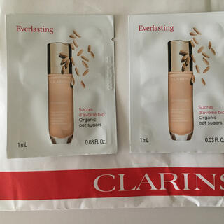 クラランス(CLARINS)の【新品未開封】ファンデーション105 nude CLARINS クラランス　２点(ファンデーション)