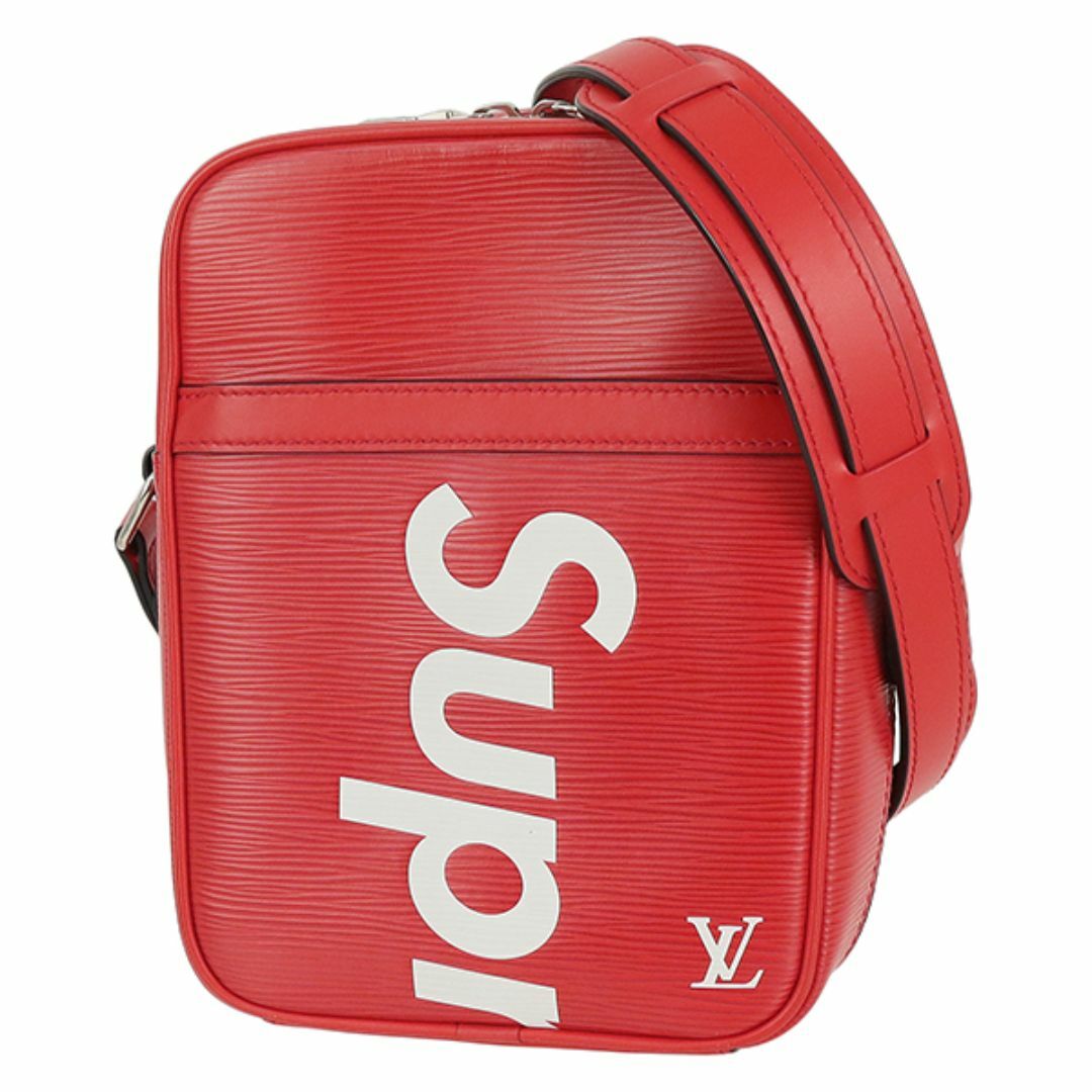 LOUIS VUITTON - ルイヴィトン ダヌーヴPM エピ レッド ホワイト ブラック シュプリーム Supreme ショルダーバッグ クロスボディバッグ ミニバッグ ポシェット 超美品 h-h115