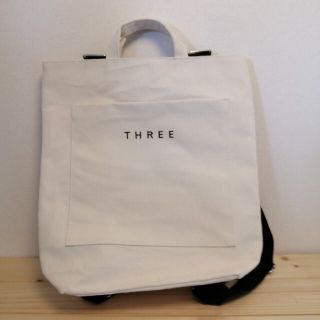 スリー(THREE)のＴＨＲＥＥ　新品２wayバック　(リュック/バックパック)