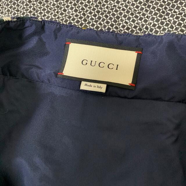 Gucci(グッチ)の美品　グッチ　ツイードスカート レディースのスカート(ひざ丈スカート)の商品写真