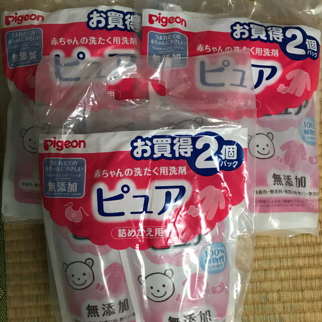 Pigeon(ピジョン)のピジョン 赤ちゃんの洗たく洗剤 ピュア 詰め替え 720ml 6パック インテリア/住まい/日用品の日用品/生活雑貨/旅行(洗剤/柔軟剤)の商品写真